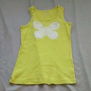 Children's Place size large yellow butterfly tank